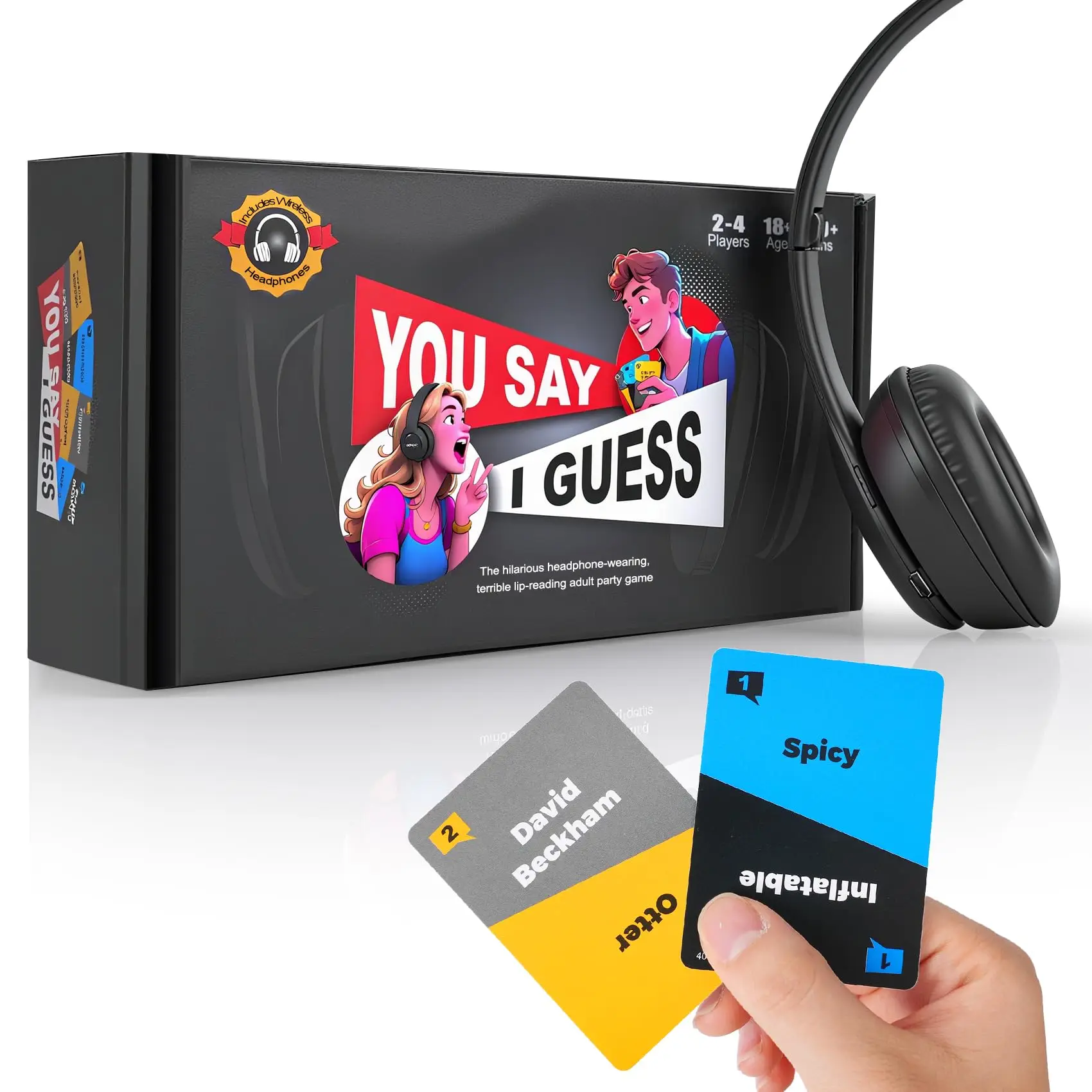Juego De Mesa Brainstorm (negro) Con Auriculares Bluetooth Con Cancelación De Ruido.