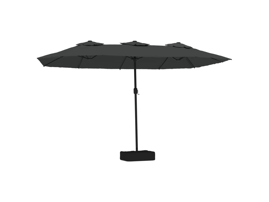 Sombrilla VIDAXL Antracita (449x245 cm)