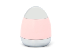 Dispositivo magnético facial EMS con luz roja, terapia de luz fotónica, máquina para el cuidado del rostro y el contorno de ojos. Rosa. GOKOCO
