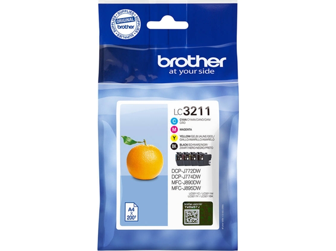 Pack 4 Cartuchos BROTHER LC3211VAL
