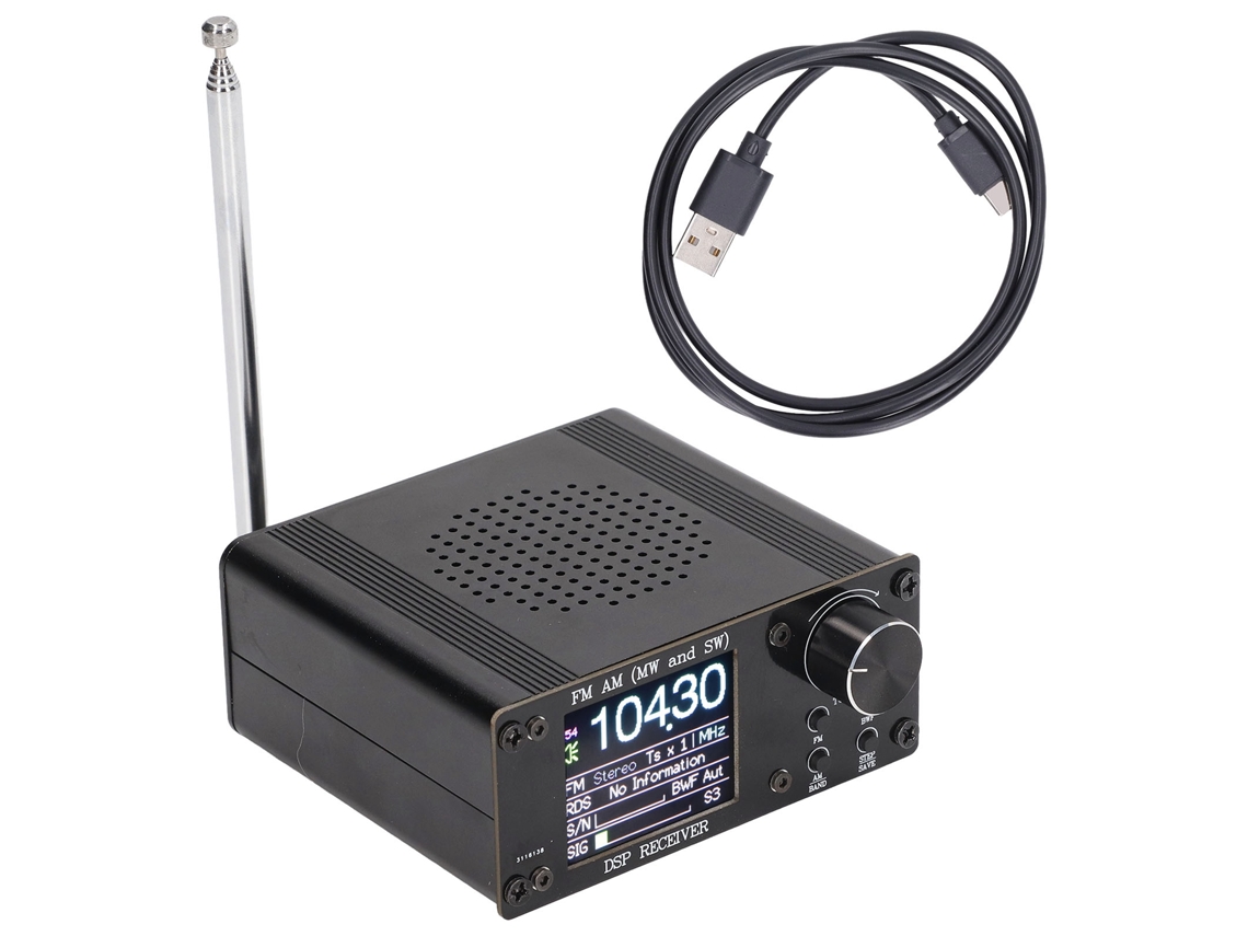 Receptor Portátil Fm Am De Alta Precisión De 150k A 108mhz Con Batería