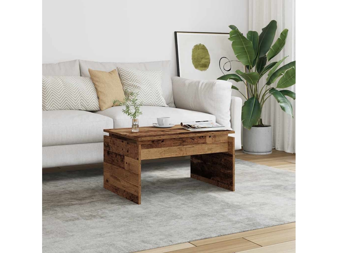 Mesa de centro 68x50x38 cm Derivados de madera Madera antigua HARLANV1