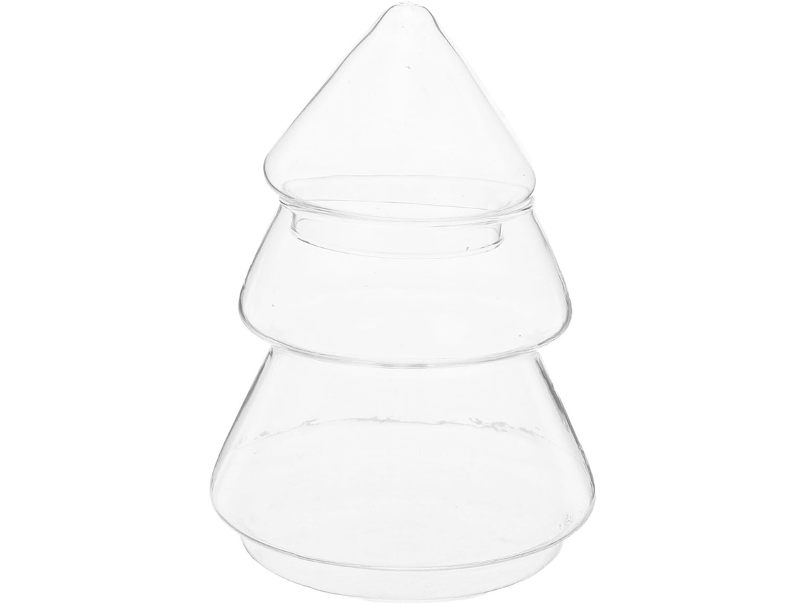Tapa, Aperitivo, Té, Vaso, Fiesta, Árbol De Navidad Envases De Vidrio Transparente Con Tapa