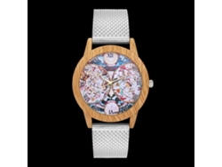 Reloj De Pulsera De Cuarzo Con Cinturón De Silicona Simple Para Hombre Y Mujer Zhoulianfa Plata