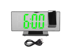 2026 Store-reloj Despertador Digital Con Proyección Pantalla Espejo Led Regulable Automáticamente Para Dormitorio