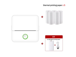 Mini Impressora Térmica Bluetooth Impressora Sem Fio Portátil Compatível com Celular X603 GERTIZ