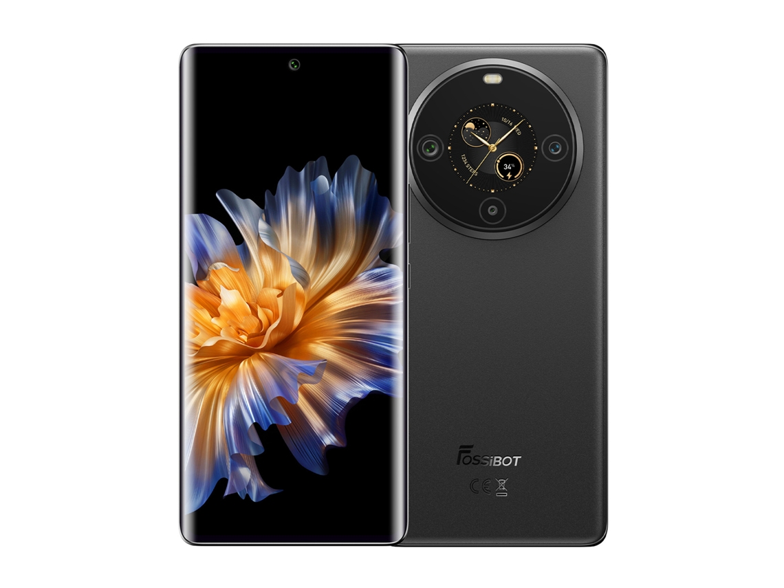 Smartphone Fossibot S3 Pro, pantalla de 6,67'' 1080x2400, 20 GB de RAM (6 GB + 14 GB ampliables) + 128 GB ampliables hasta 1 TB, cámara de 64 MP, batería de 5000 mAh, Android 14, NFC