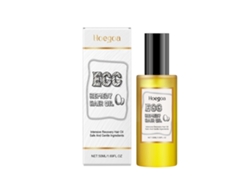 Aceite esencial para reparar el cabello con huevo.