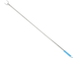 Barra Tender Acero Inoxidable 130 Cuadrada Aluminio Extremo Resistente Balcón Armario Práctico Versátil Ropa