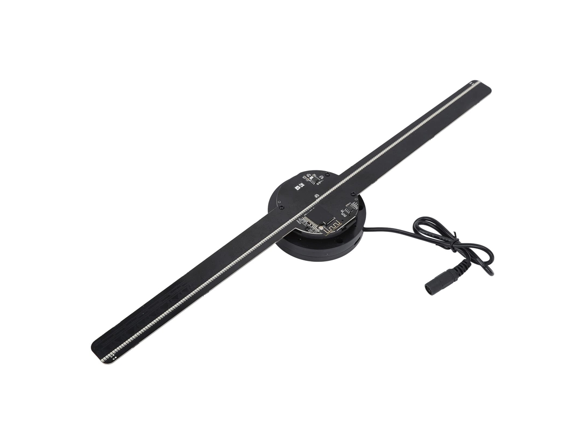 Ventilador de holograma 3D, aplicación Wifi, 42cm, 16,5 pulgadas con tarjeta TF de 16Gb