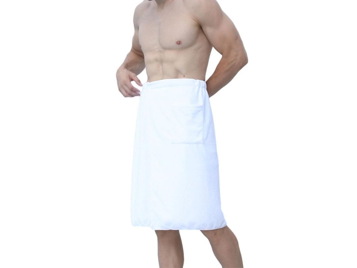 2026-toalla De Baño Para Hombres Ligera Absorbente Con Bolsillo Sin Pelusas Compatible Con Gimnasio Piscina Spa