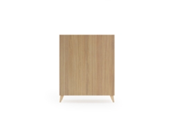 Mueble zapatero/armario HERDASA Narvik roble dorado puertas vallado 109 x 90 x 27 cm