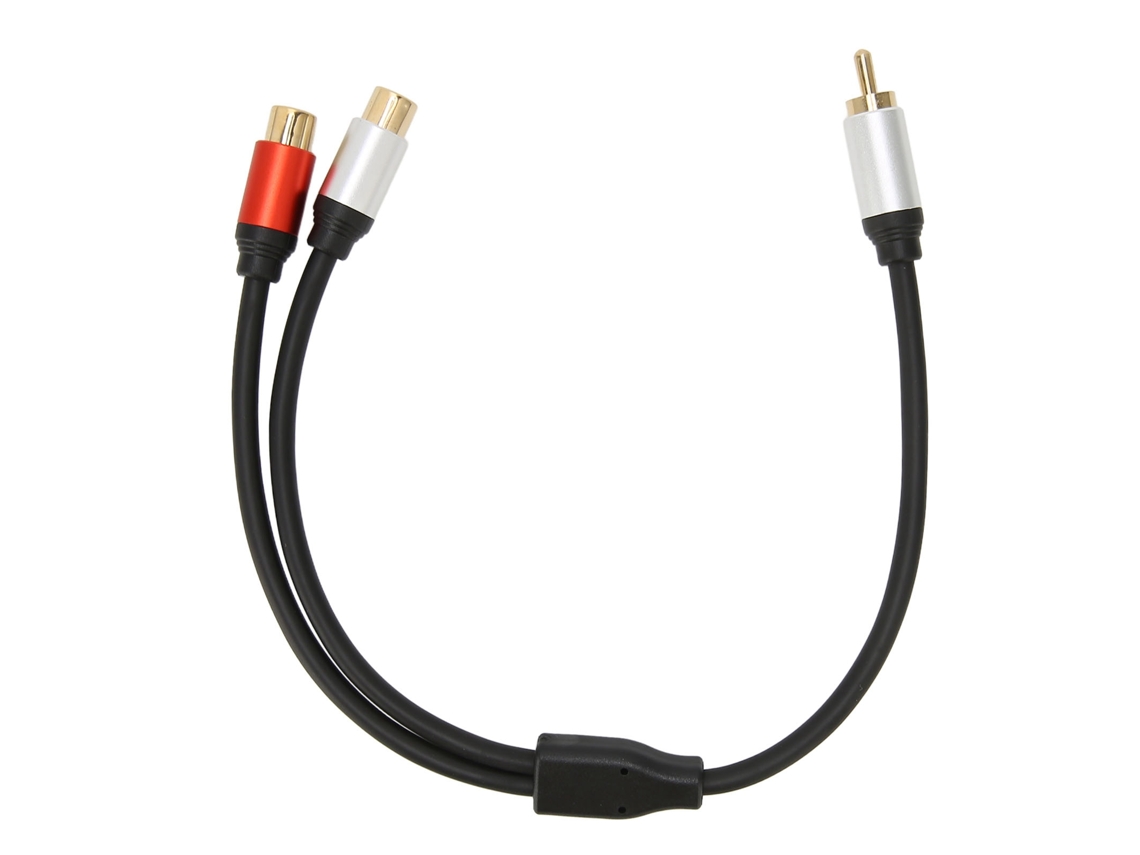 Cable Aux De 1 Rca Macho A 2 Rca Hembra, Adaptador En Y, Divisor Estéreo Para Dvd, Tv Y Computadora Portátil