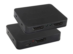 Adaptador divisor HDMI Yizhood 1 a 2 negro