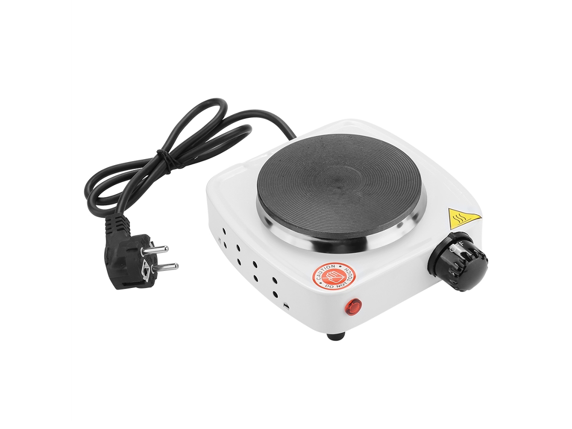 Placa Eléctrica Portátil De Cocina De 500 W, Ajustable Para Té Y Café.