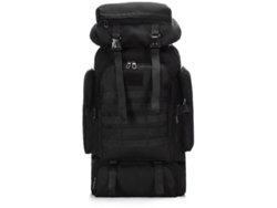 Mochila Táctica Para Acampar Y Hacer Senderismo Al Aire Libre, Gran Capacidad De 80 L (negro), Chrui