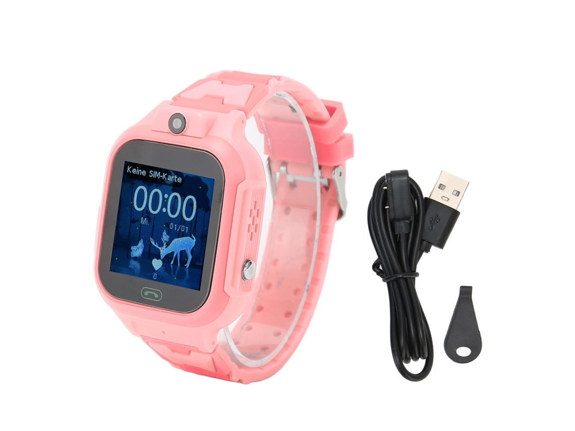Reloj Inteligente Para Niños 4g Con Pantalla Táctil, Alarma Sos Y Cámara Hd Para Niños Y Niñas