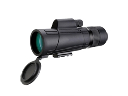 Monocular 8x16x42 HD Bak4 Prism FMC con campo de visión amplio para observación de aves y fauna silvestre, color negro Yizhood