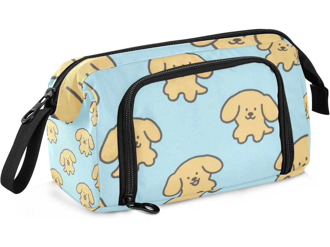 Besportble Estuche De Gran Capacidad Con Asa Para Estudiantes Y Jóvenes De Secundaria Y Perro De Dibujos An...