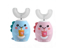 Cepillo De Dientes Eléctrico Para Niños Con Forma De U, 6 Velocidades Ajustables, Para Niños De 2 A 6 Años (2 Unidades) Czhhmart