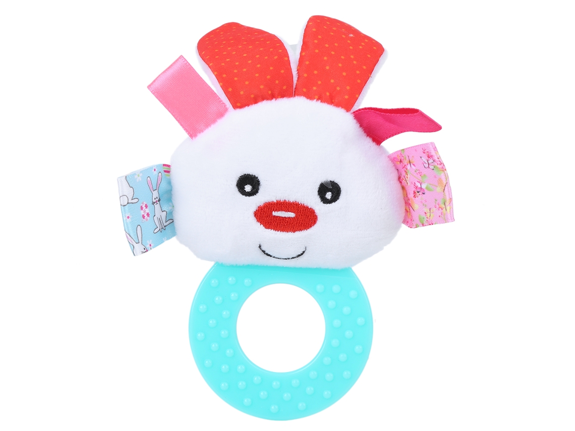 Chupete De Silicona Para Bebé, Juguete De Peluche De Conejo Suave Y Seguro Para Los Dientes Del Bebé.