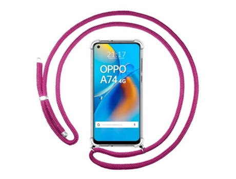 Carcasa Oppo A74 4G TUMUNDOSMARTPHONE Colgante Rosa