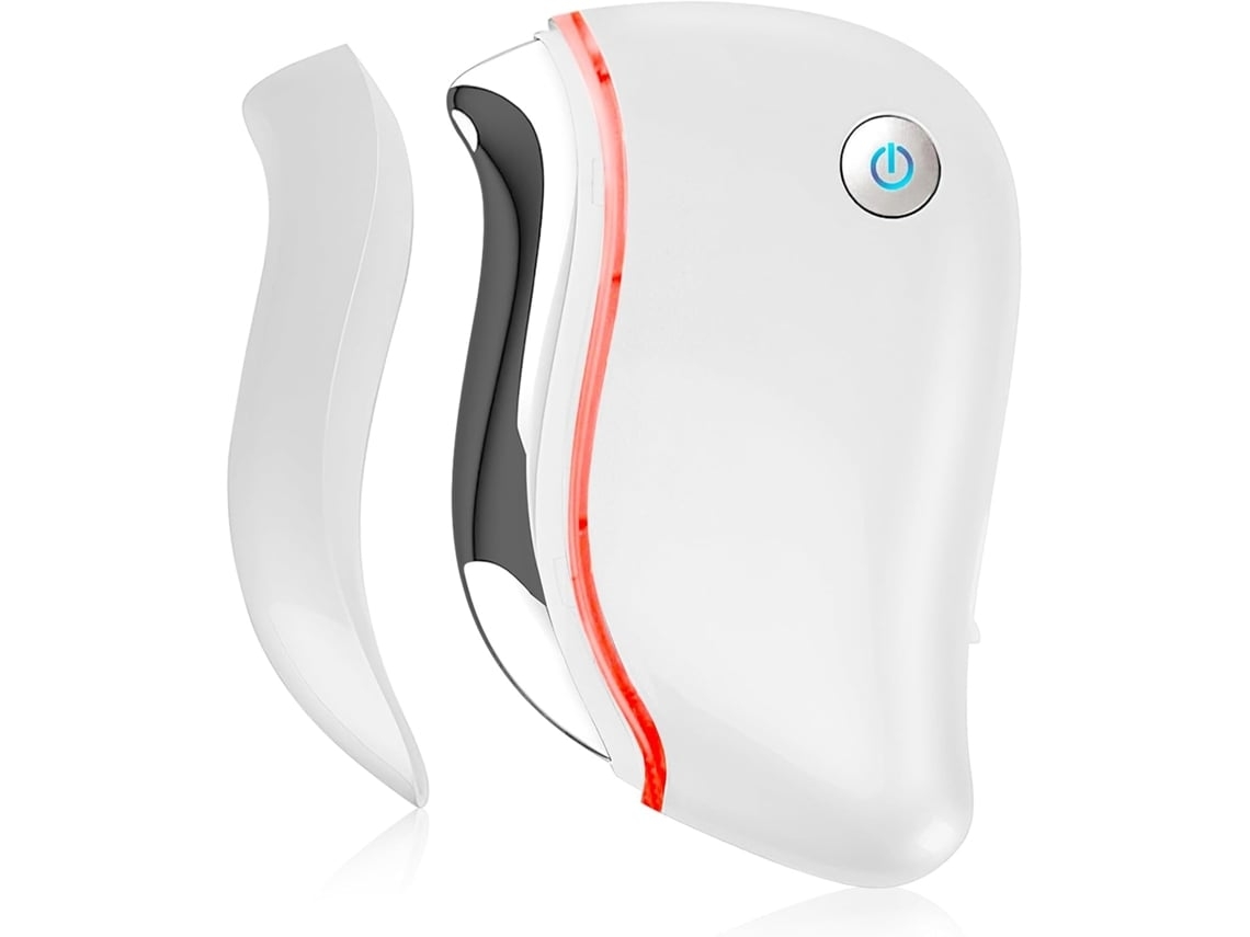 Herramienta eléctrica Gua Sha, masajeador facial multifuncional 4 en 1, tratamiento para la papada, revitaliza la piel y blanquea profundamente, Yunzii