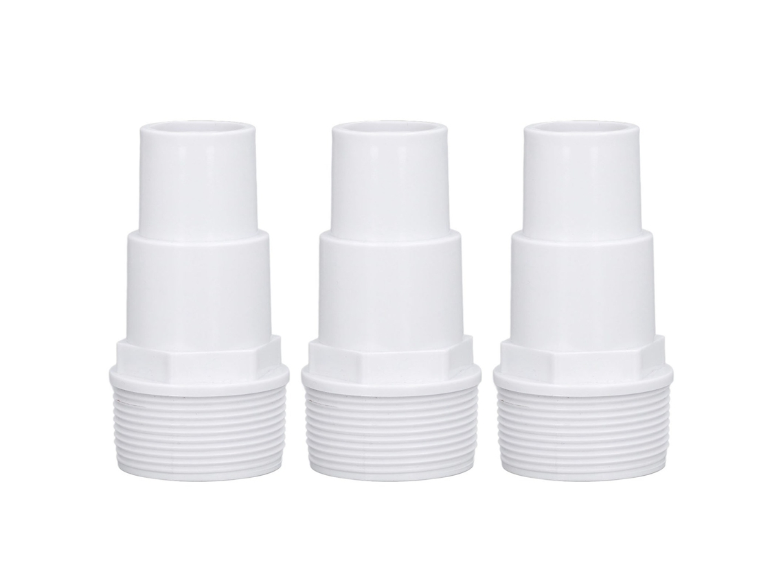 3 Adaptadores De Rosca Externa G1-1/2 Para Mangueras De Piscina, Bombas, Filtros Y Skimmers.