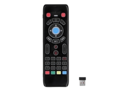 Mouse Remoto Sem Fio Com Teclado Iluminado Controle De Voz 2.4g Para Pc Tv Android Linux Os