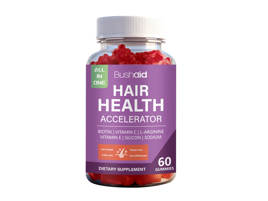 Gomitas nutritivas, hidratantes y fortalecedoras para el cabello