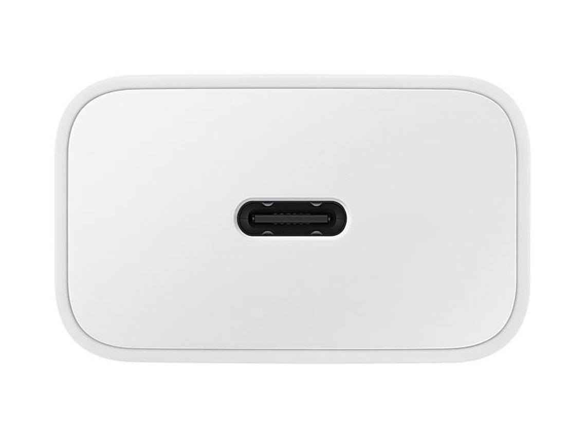 Adaptador de Corriente SAMSUNG (USB-C - 15W - Blanco)