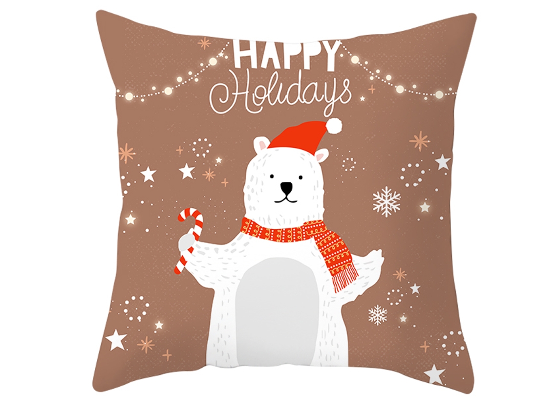 Serie Calcetines de Navidad Enanos Funda Decorativa de Almohada