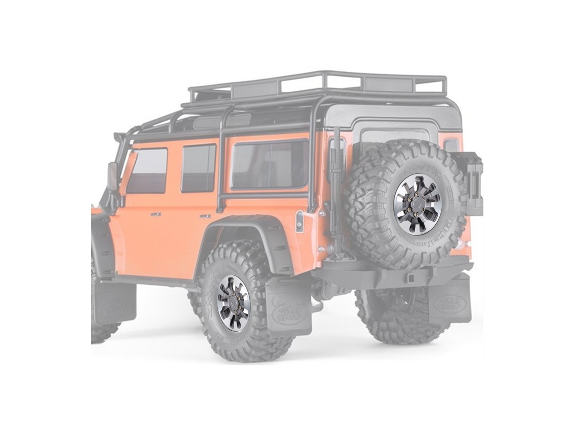 Juego De Llantas Metálicas Beadlock (4 Piezas) Compatibles Con Axial Scx10 90046 Traxxas Trx4 Rc4wd D90 Rc Car