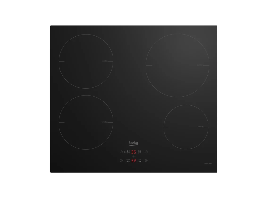 HII 64400 MT placa negro empotrable 60 cm Placa con zona de inducción 4 zona(s) BEKO