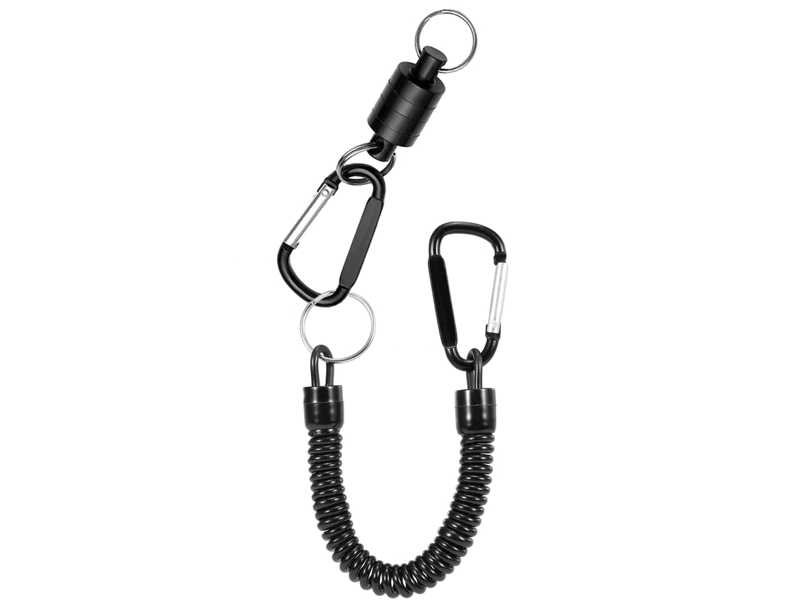 Suporte Magnético Para Rede De Pesca Com Cordão Retrátil Clamp Magnético Conector Para Pesca Com Mosca
