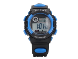 Reloj Digital Infantil Resistente Al Agua Hasta 50 M Con Alarma, Cronómetro Y Luz Led Para Niños De 5 A 17 Años.