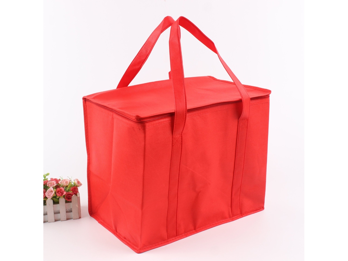 Bolsa de la compra plegable Digitallab (35 l, 41 x 26 x 33 cm, roja)