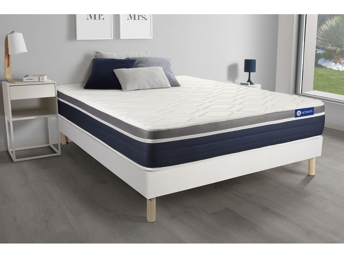 Somier Actilatex Confort Multiláminas ACTISOM Espuma con memoria Blanco (160x200)