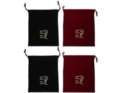 4 bolsas de viaje para secador de pelo con cordón, bolsas de almacenamiento universales GOKOCO