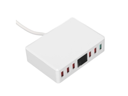 Cargador Usb (carga Rápida Inteligente De 6 Puertos, Carga De Múltiples Dispositivos De 40w)
