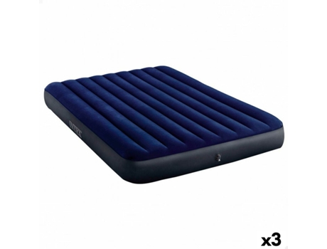 Colchón Hinchable Intex CLASSIC DOWNY 203 x 25 x 152 cm (3 Unidades)