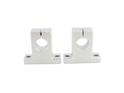 Yncm2026-2 Piezas Soporte De Eje Lineal Sk16, Porta Eje Óptico Vertical, Soporte Deslizante Para Cnc