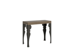 Mesa consola extensible Paxon Premium gris paloma 90x40/300 cm Itamoby