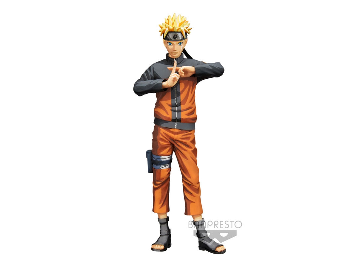 Figura Naruto Shippuden Grandista Nero Uzumaki Naruto 27cm B.activo