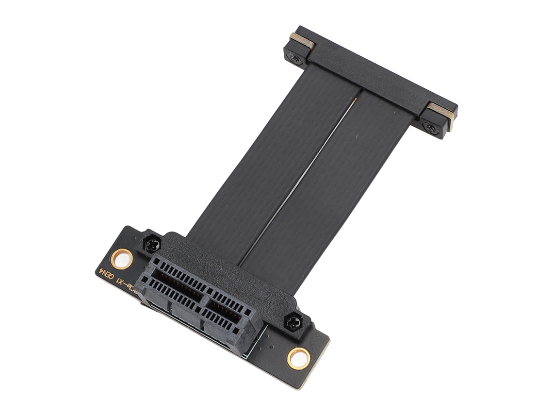 Baoj-2026novoco Cable de extensión doble de 90 grados PCIe 4.0 x1
