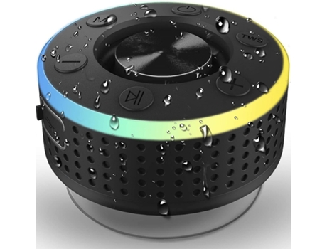 Altavoz Bluetooth Caja de música Bluetooth portátil IP7 Protección contra el Agua Altavoz Bluetooth con Controladores de Bajos Altavoz sin BISBISOU...
