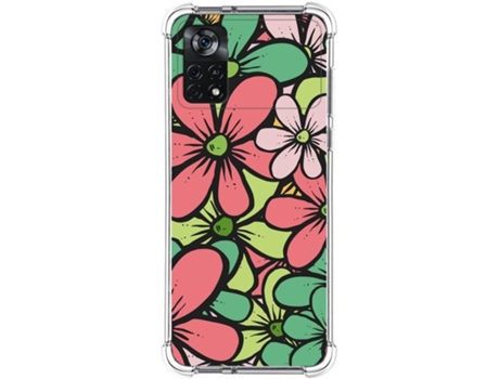Carcasa para Xiaomi Poco X4 Pro 5G TUMUNDOSMARTPHONE Dibujos Antigolpes Flores 02 Multicolor