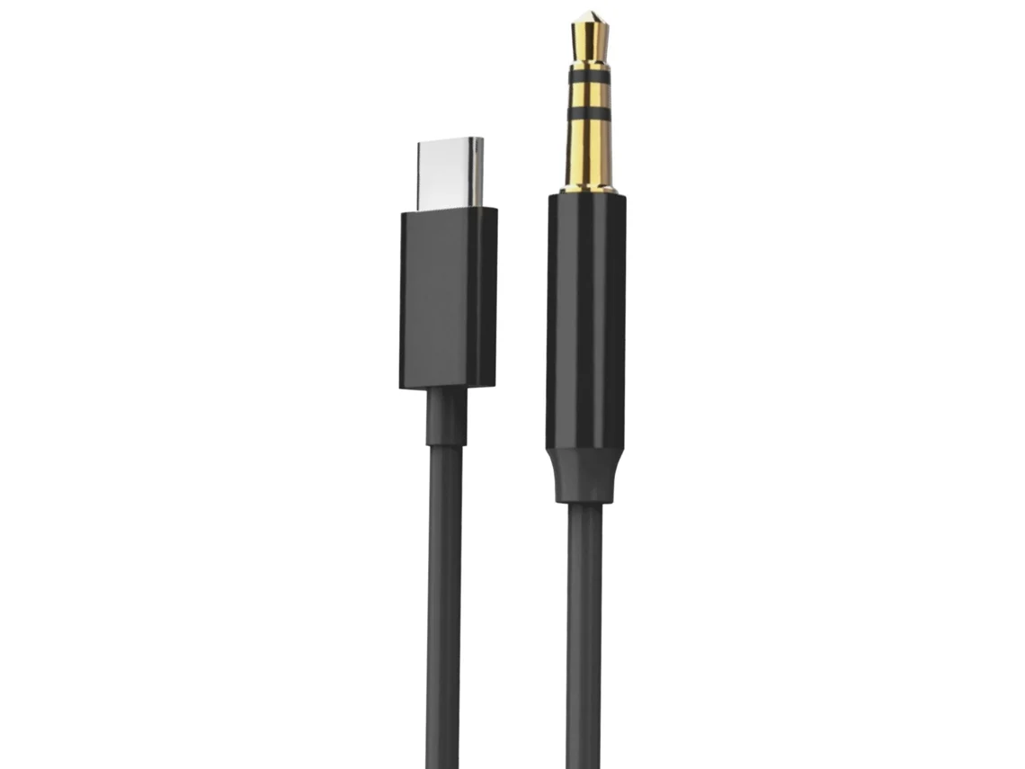 Cable Aux  USB -C a 3.5 mm - 1 m - negro