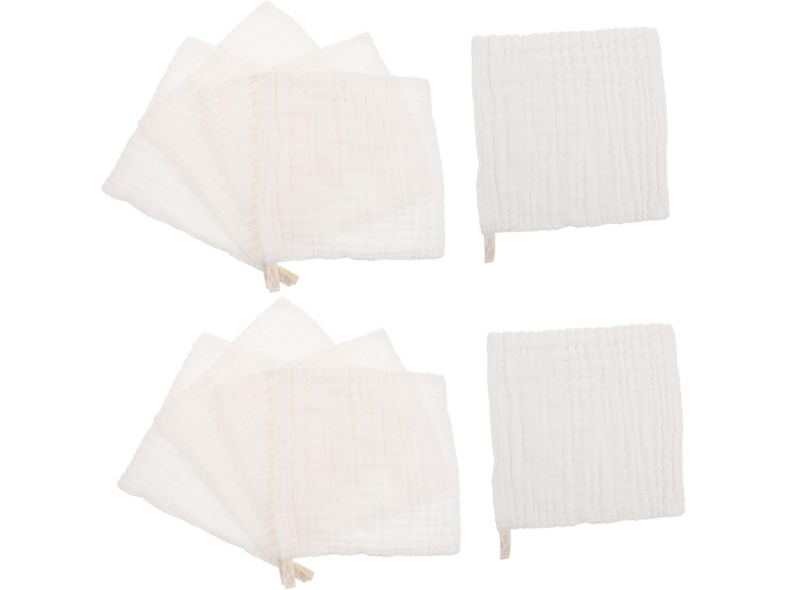 Lot De 10 Serviytes Carrées En Débarbouillytes Pour Le Visage Lingytes Bébé Articles Toilyte