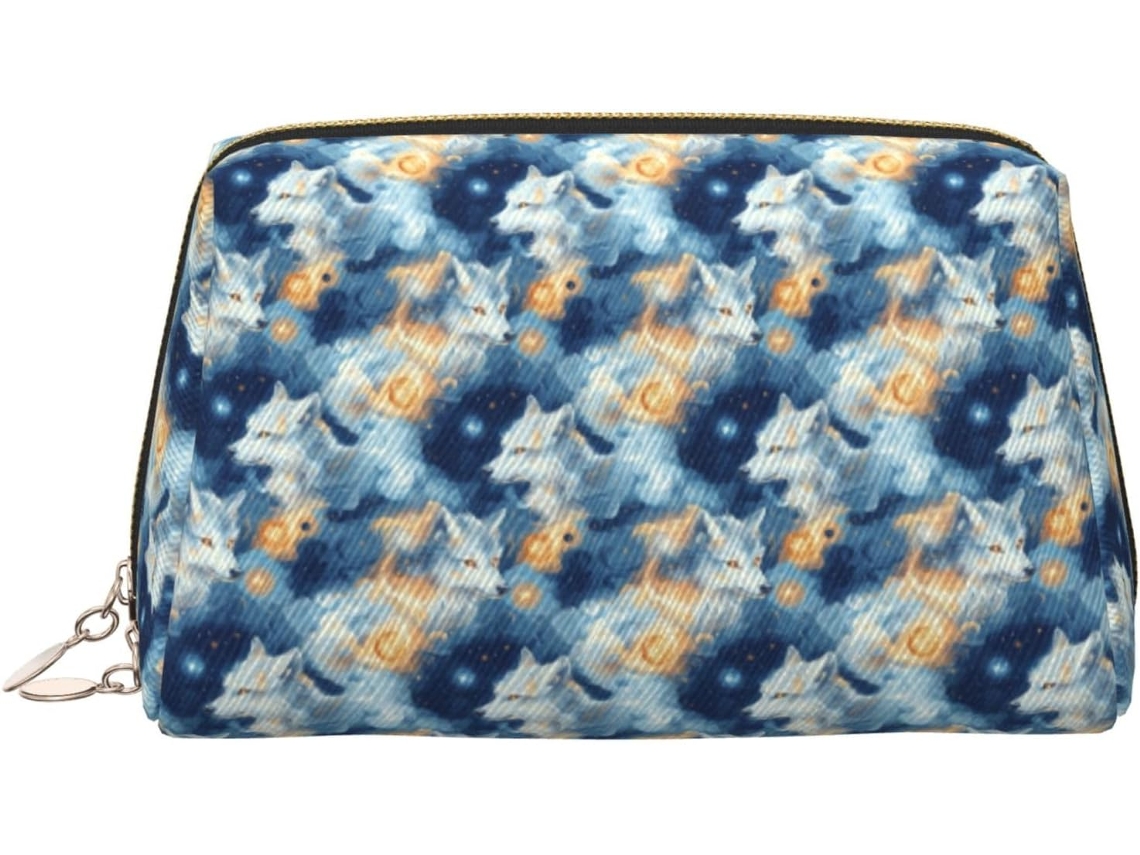 Neceser De Viaje Cuero Organizador Para Mujer Diseño Estampado Vacaciones